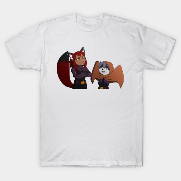 Rubi and Marin T-Shirt by Firestorm Fox